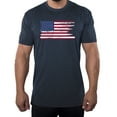 thumbnail image 1 of American Flag T-shirt, Patroitic Shirts, Graphic T-shirts for Men - Heather Navy MH200PATRIOT S3 XL, 1 of 3