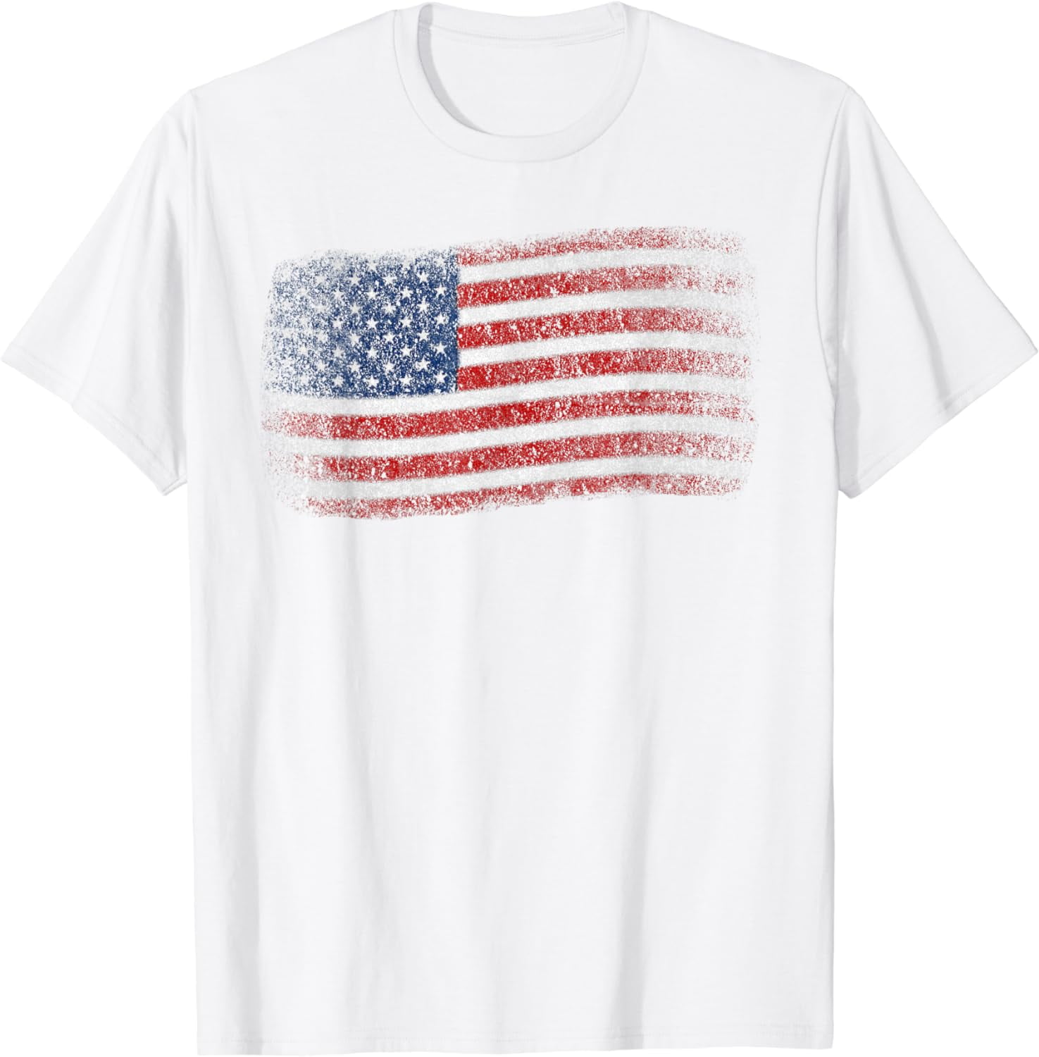American Apparel Retro American Flag Shirt, 4th Of July Shirts