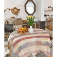 thumbnail image 1 of American Flag Tablecloth Square Table Cloth 60x60 , Waterproof Tablecloth Outdoor Table Cloth, Rustic Star Stripes USA Flag Retro Washable Table Cover for Kitchen Dining Party, 1 of 8
