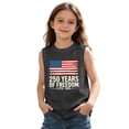 thumbnail image 1 of American Flag Tank Tops Girls Patriotic Shirt USA Flag Stars Stripes Print Sleeveless T-Shirt 4th of July Tee Tops, 1 of 6