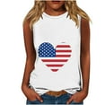 thumbnail image 1 of American Flag Tank Tops Womens Plus Size Patriotic Sleeveless Shirts Teen Girls Fashion 4th of July Outfits Tie Dye USA Flag Star Stripes Tanks Top Independence Day Blouses Summer Vacation Clothes, 1 of 5
