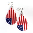 thumbnail image 1 of American Flag Teardrop Earrings, 1 of 1