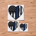 thumbnail image 2 of 1Pcs Police Officer Thin Blue Decal Car Stickers Line American Flag 2 of 11