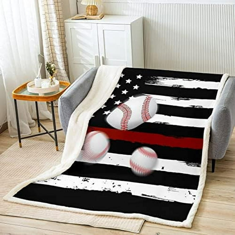 Black and white star throw blanket hotsell