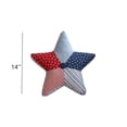 thumbnail image 1 of American Flag Throw Pillow, Star Patchwork Polka Dot Striped Cushion, Festive Decor Pillow for Indoor Outdoor Home Space, 1 of 6