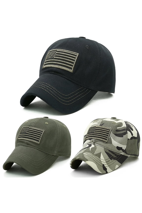 American Flag Trucker Hat, Outdoor Baseball Cap for Men Women, Adjustable Snapback Sports Cargo Casual Ball Cap, 1pcs