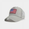 thumbnail image 1 of American Flag Trucker Hat with Adjustable Strap, 1 of 10