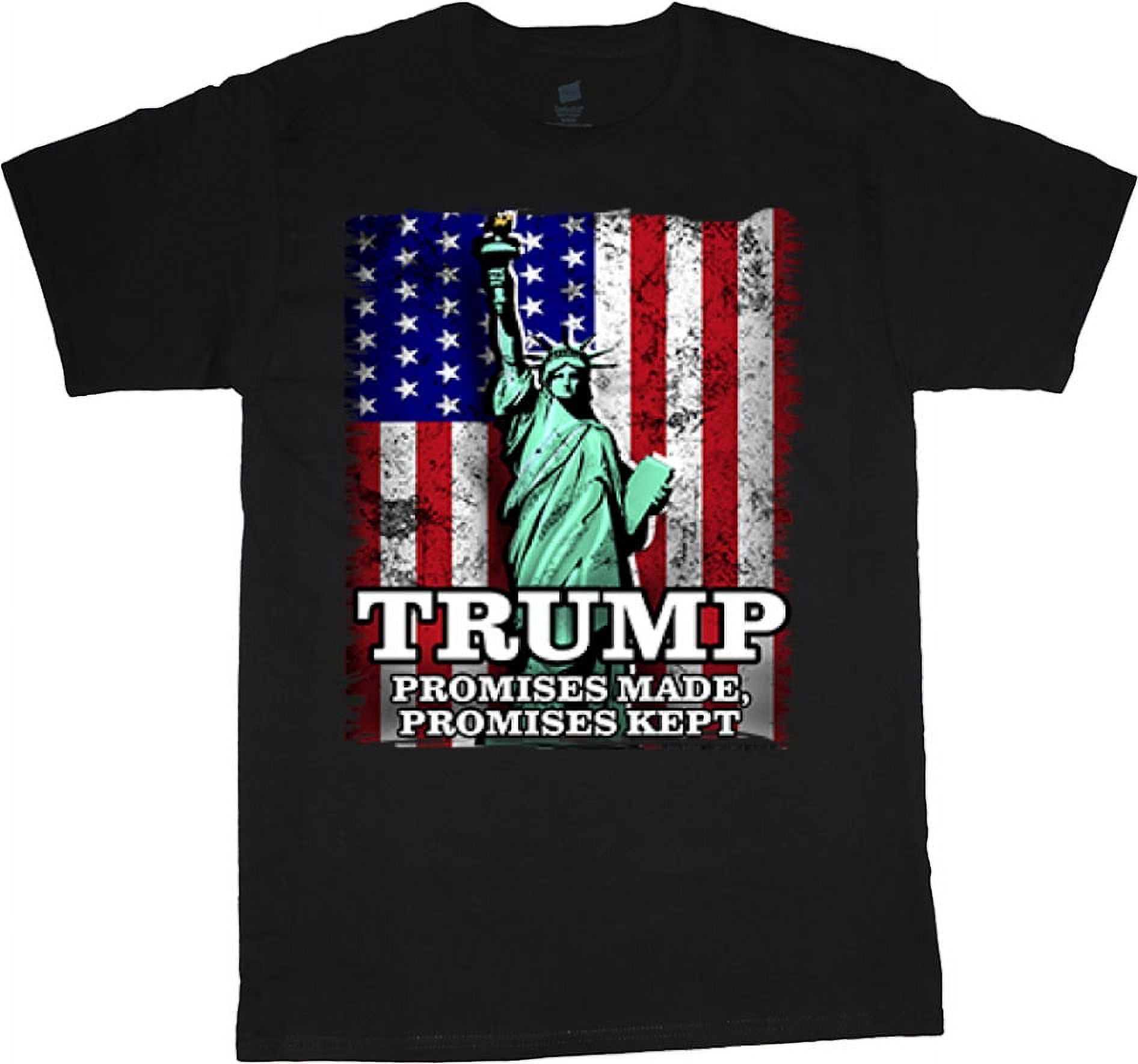American Flag Trump 2024 T-shirt Mens Graphic Tees - Walmart.com