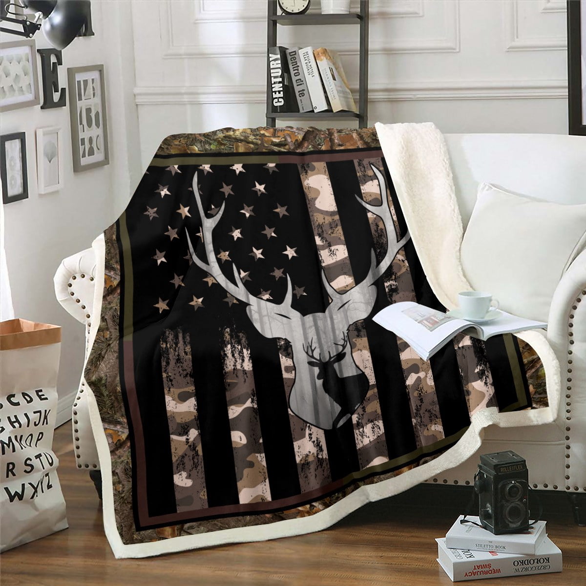 Tennessee Camo 50x59 Blanket main image 0