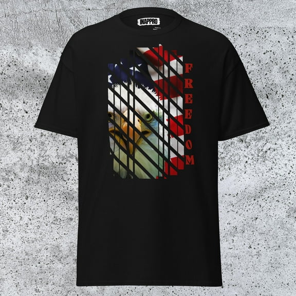 American Flag USA Bald Eagle Freedom T-Shirt