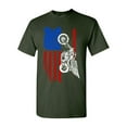 thumbnail image 1 of American Flag USA Motor Eagle Patriotic DT Adult T-Shirt Tee, 1 of 2