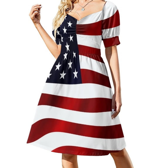 American Flag USA Sleeveless Dress elegant evening dresses for women 2024 women's summer jumpsuit Clothing