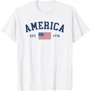 American Flag USA United States Of America US 4th of July T-Shirt
