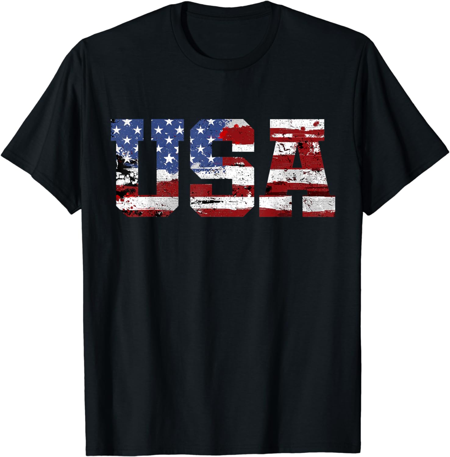 American Flag USA United States Of America US 4th of July T-Shirt ...