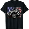 thumbnail image 1 of American Flag UTV Side By Side 4th Of July SXS Off Road T-Shirt, 1 of 5