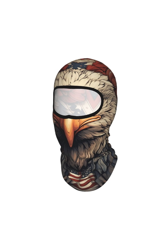 American Flag United States Navy Eagle Unisex Balaclava Ski Mask Full Face Cover for Cold Weather & UV Protection, Breathable Cooling Helmet Liner