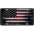thumbnail image 1 of American Flag Vanity License Plates for Front of Car Decorative License Plate Aluminum Metal Car Plate Cover 6 X 12, 1 of 1