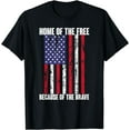 thumbnail image 1 of American Flag Veteran For Men Women Kids: Home Of The Free T-Shirt, 1 of 3