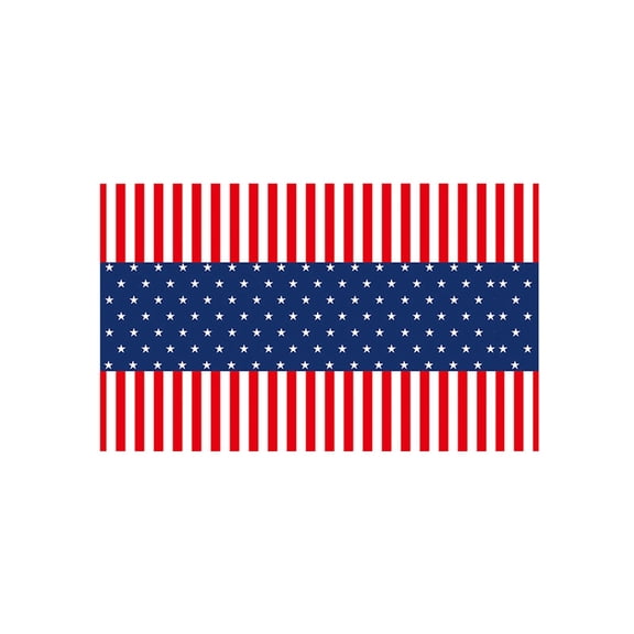 American Flag Vintage Design Durable Outdoor Banner Fade Resistant Heavy Duty Polyester With Brass Grommets
