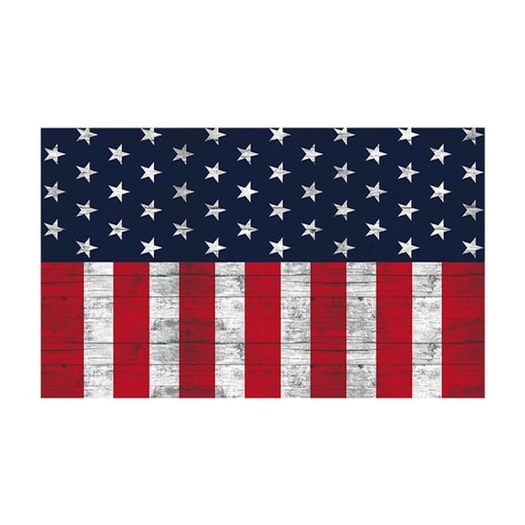 American Flag Vintage Design Durable Outdoor Banner Fade Resistant Heavy Duty Polyester With Brass Grommets