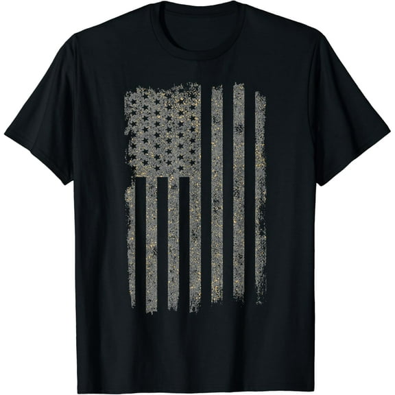American Flag Vintage Patriotic Distressed USA Flag T-Shirt mens t shirt,black,women,funny,misfits,men,journey