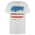 thumbnail image 1 of American Flag, Vintage Textured Tee Men's -Image by Shutterstock, 1 of 2
