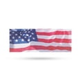 thumbnail image 1 of American Flag Vinyl Decal 24 Inch x 9 Inch Weatherproof Heavy-Duty Adhesive Backing | Patriotic Symbol, Durable and Fade-Resistant, Outdoor Use | Made in USA, 1 of 6