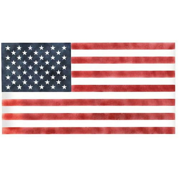 American Flag Wall Stencil SKU #3107A by Designer Stencils