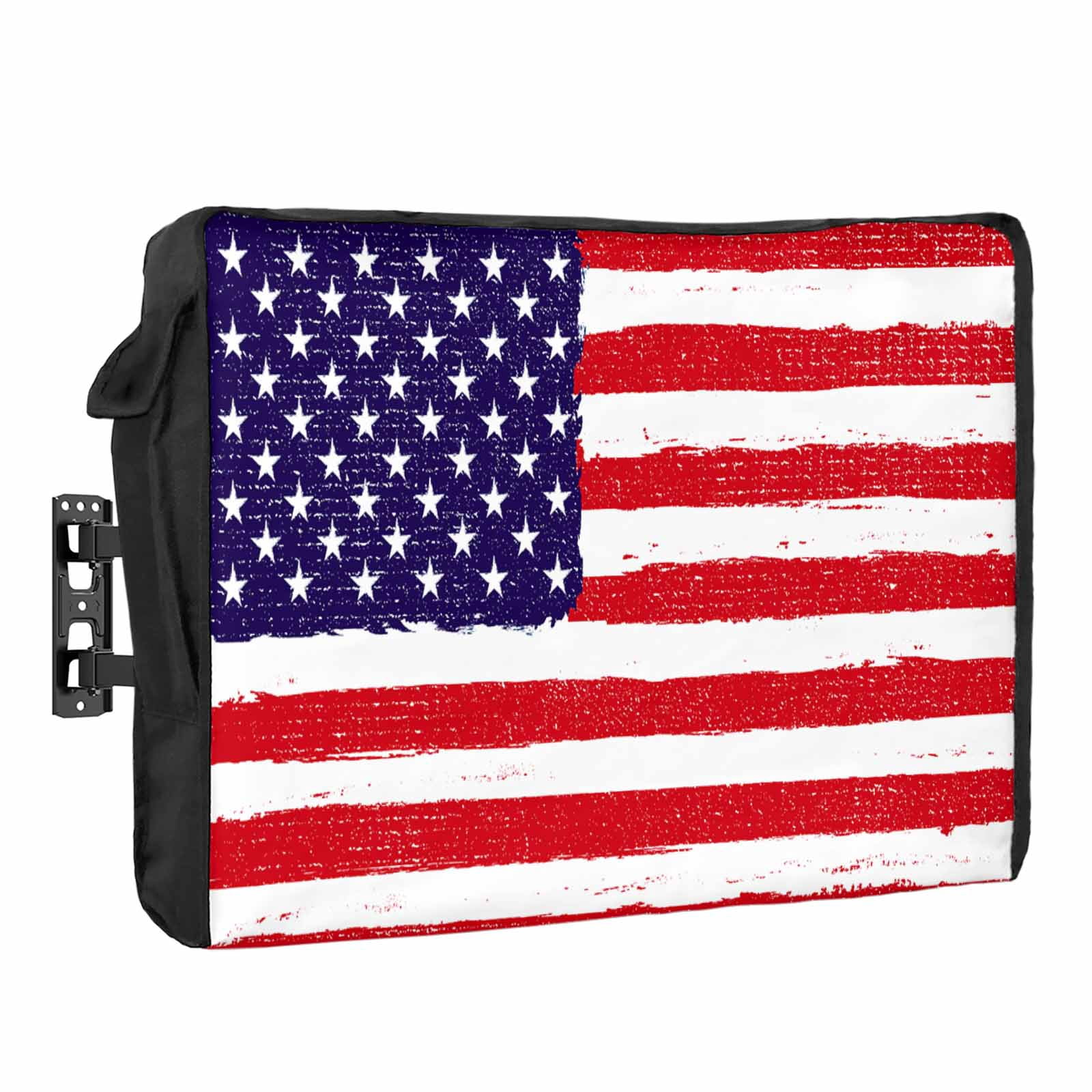 American Flag Waterproof Outdoor TV Cover, Independence Day Outside ...