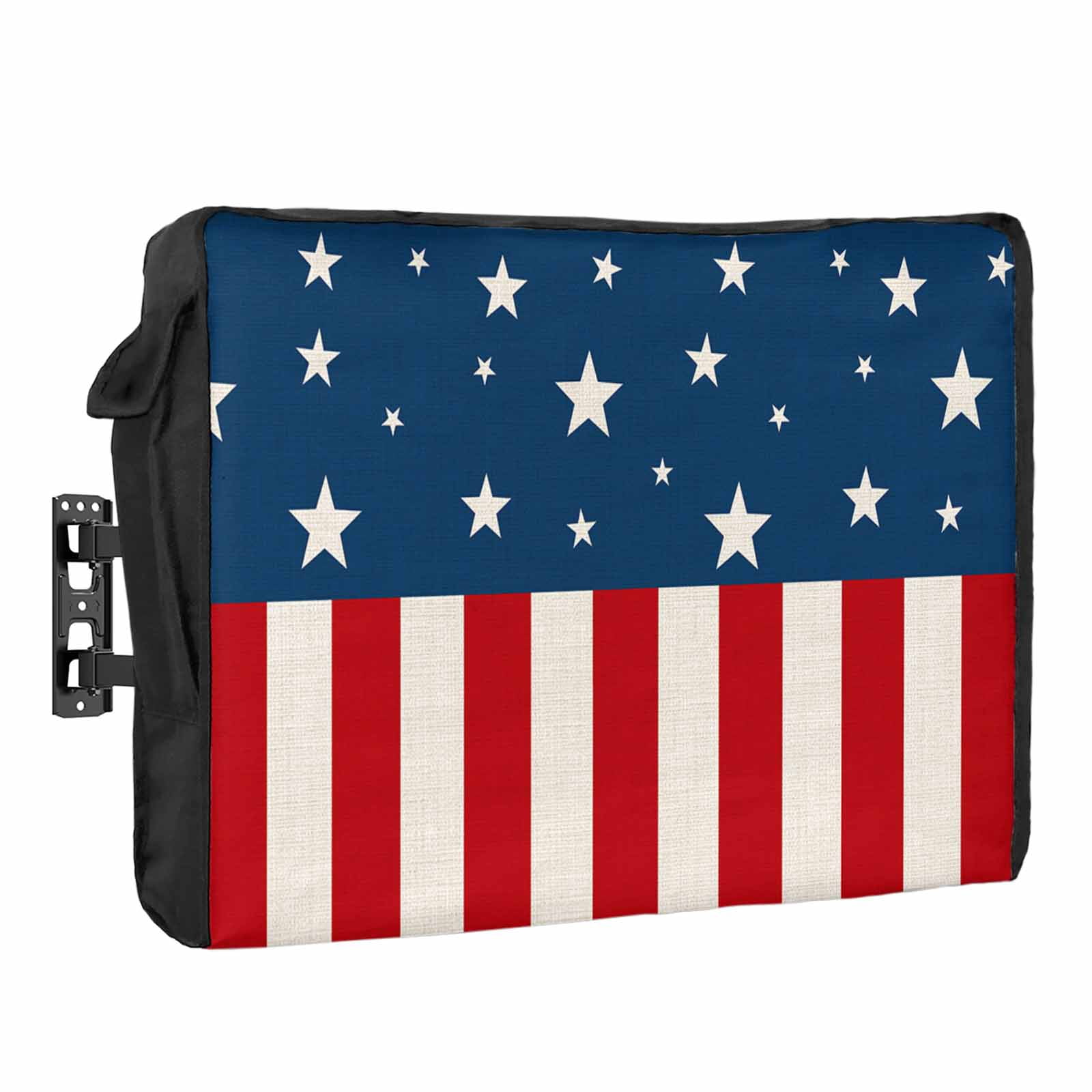 Tele Flag American Flag Waterproof Outdoor TV Cover, Independence Day Stars ...
