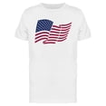 thumbnail image 1 of American Flag Waving Design T-Shirt Men -Image by Shutterstock, Male 3X-Large, 1 of 2