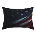 American Flag Waving Print Pillow Cases Standard Size, Super Soft