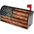 thumbnail image 1 of American Flag Welcome Magnetic Mailbox Cover, Mailbox Wrap Decorative for Garden Yard Home 21x18 in, 1 of 6
