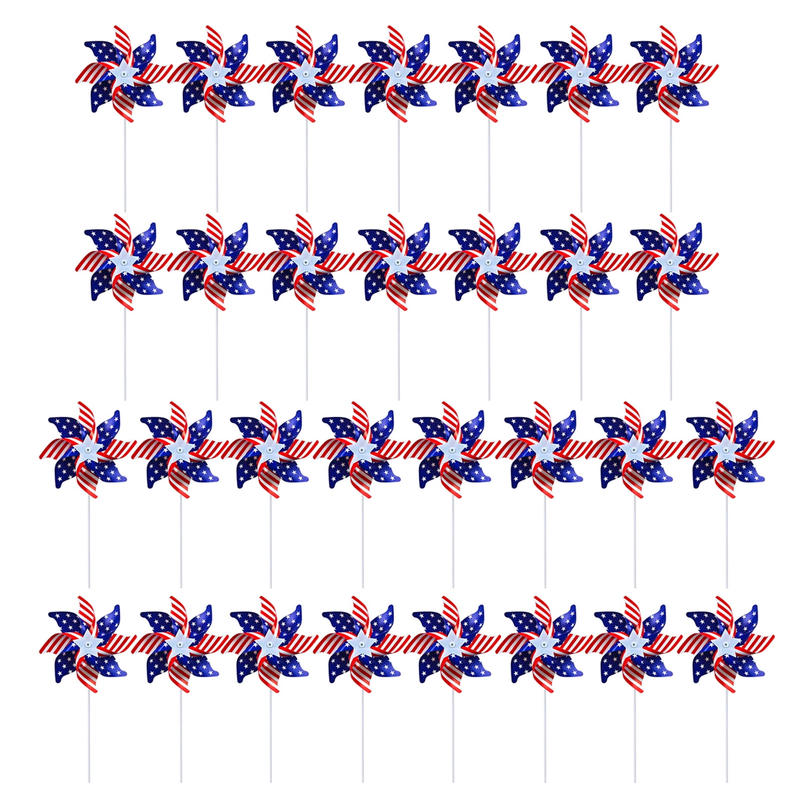 American Flag Windmill Independence Day Red White Blue Windmill