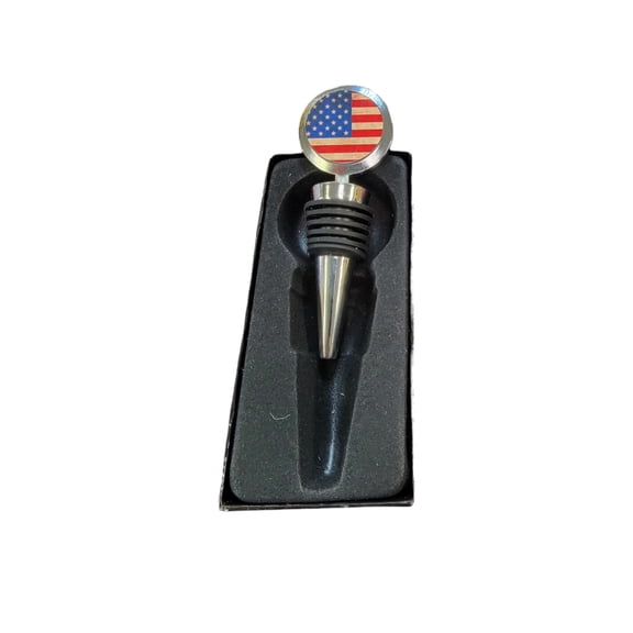 American Flag Wine Bottle Stopper