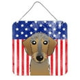 thumbnail image 1 of American Flag & Wirehaired Dachshund Wall or Door Hanging Prints, 1 of 1