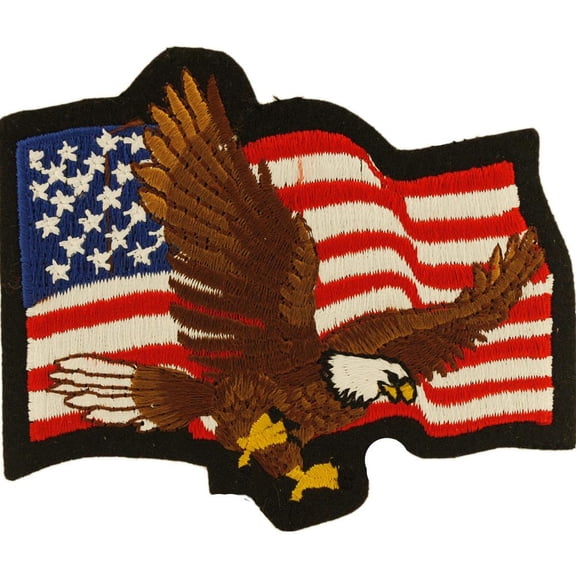 Eagle Emblems PM3152 Patch - USA, Eagle - 3.5 in.