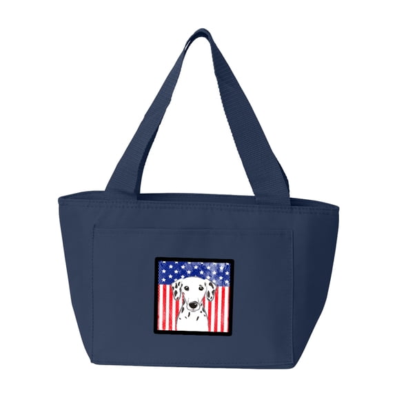 American Flag and Dalmatian Lunch Bag