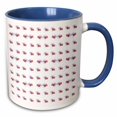 thumbnail image 1 of American Flag and Fireworks Pattern 11oz Two-Tone Blue Mug mug-203038-6, 1 of 3