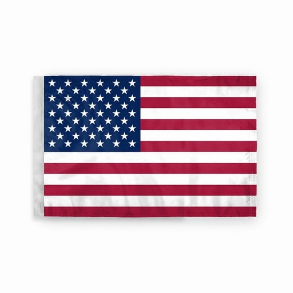 American Flag for Motorcycle 6"X9" - Double-Sided USA Motorcycle Flag - Polyester - Fits 3/8" diameter pole - Flag Only Pole Not Included