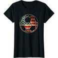 thumbnail image 1 of American Flag on Soccer Ball T-Shirt - Soccer Ball Flag Tee, 1 of 3