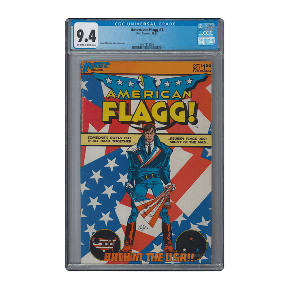 American Flagg #1 - CGC 9.4 Comic Book