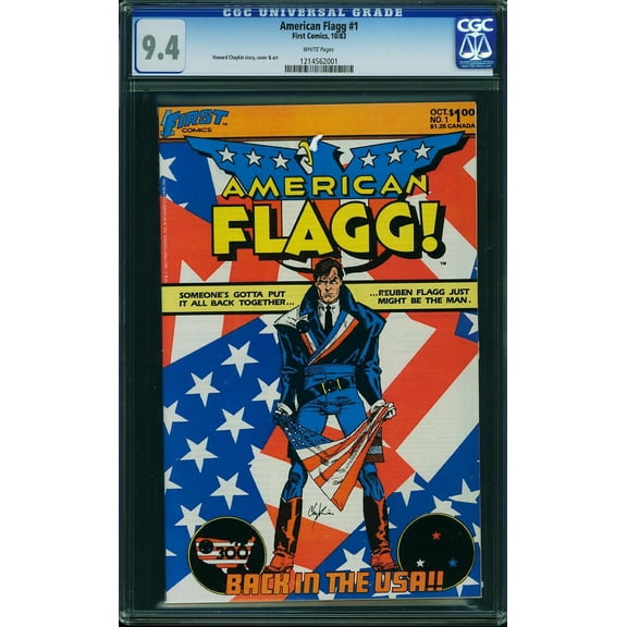 American Flagg #1 - CGC 9.4 Comic Book