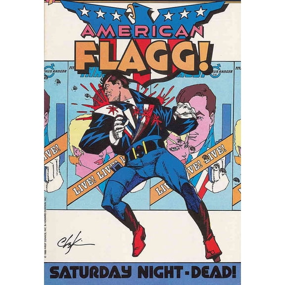 American Flagg #25 VF ; First Comic Book
