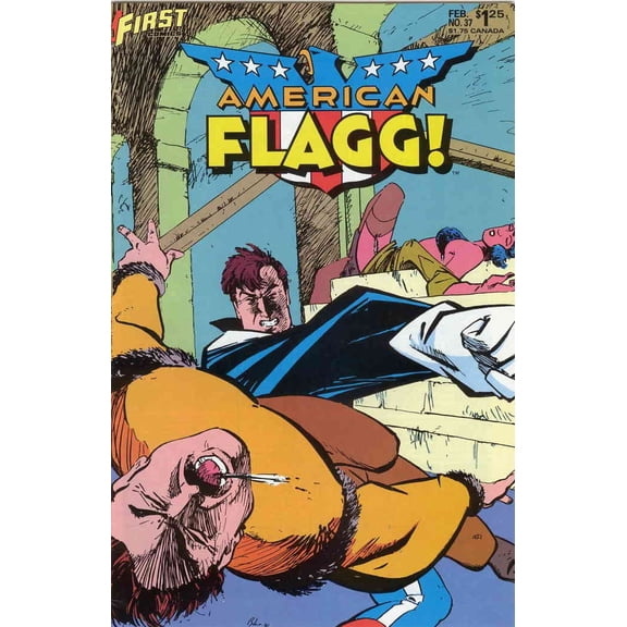 American Flagg #37 VF ; First Comic Book