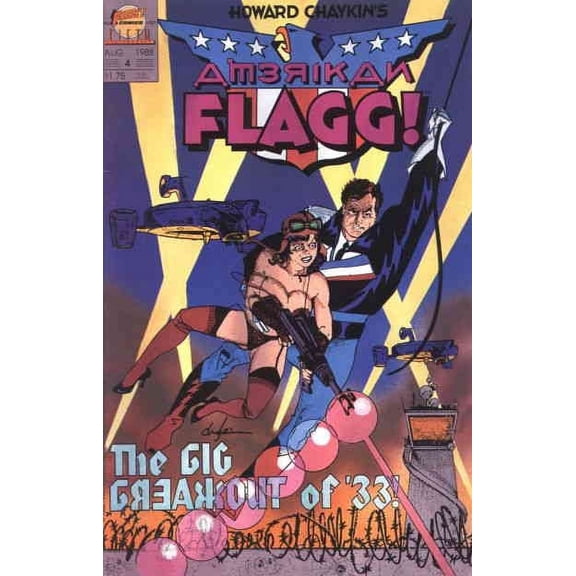 American Flagg (Howard Chaykin's ) #4 VF ; First Comic Book