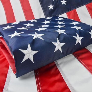 2' X 3' USA American Flag - Embroidered Stars, Sewn Stripes - Nylon