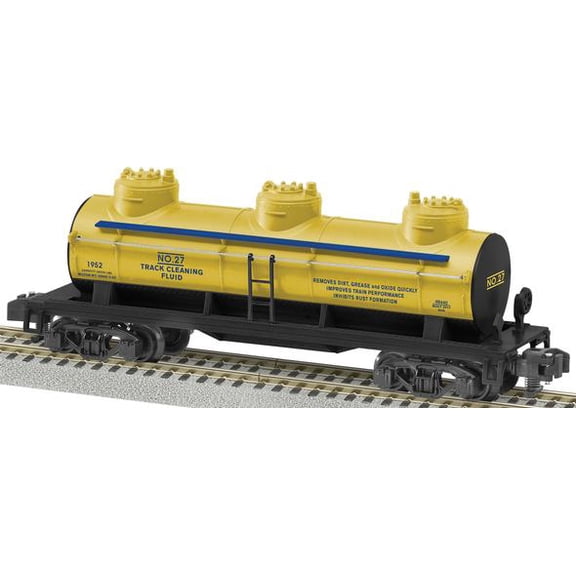 American Flyer 6-48440 S Scale Track Cleaning Fluid 3-Dome Tank Car #27
