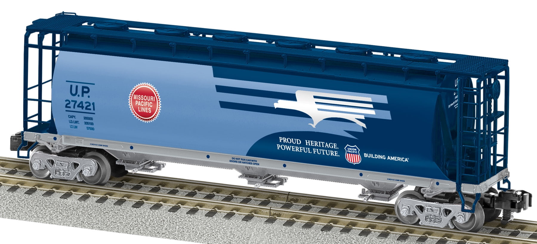 American Flyer 6-48641 S Missouri Pacific UP Heritage Cylindrical Hopper #27421