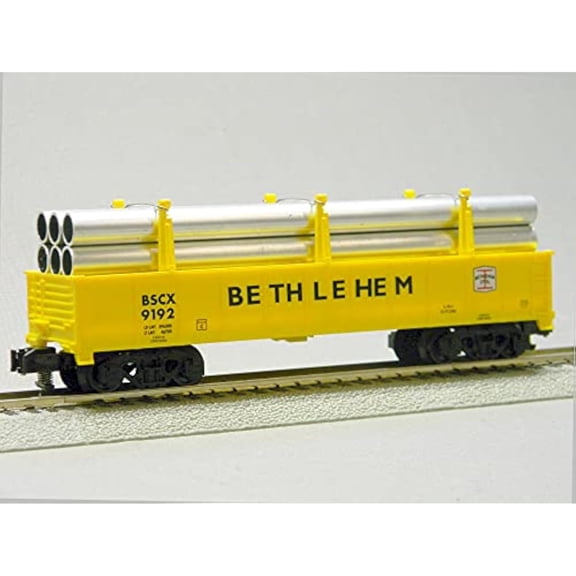 American Flyer BS Gondola W/ Pipe Load #9192